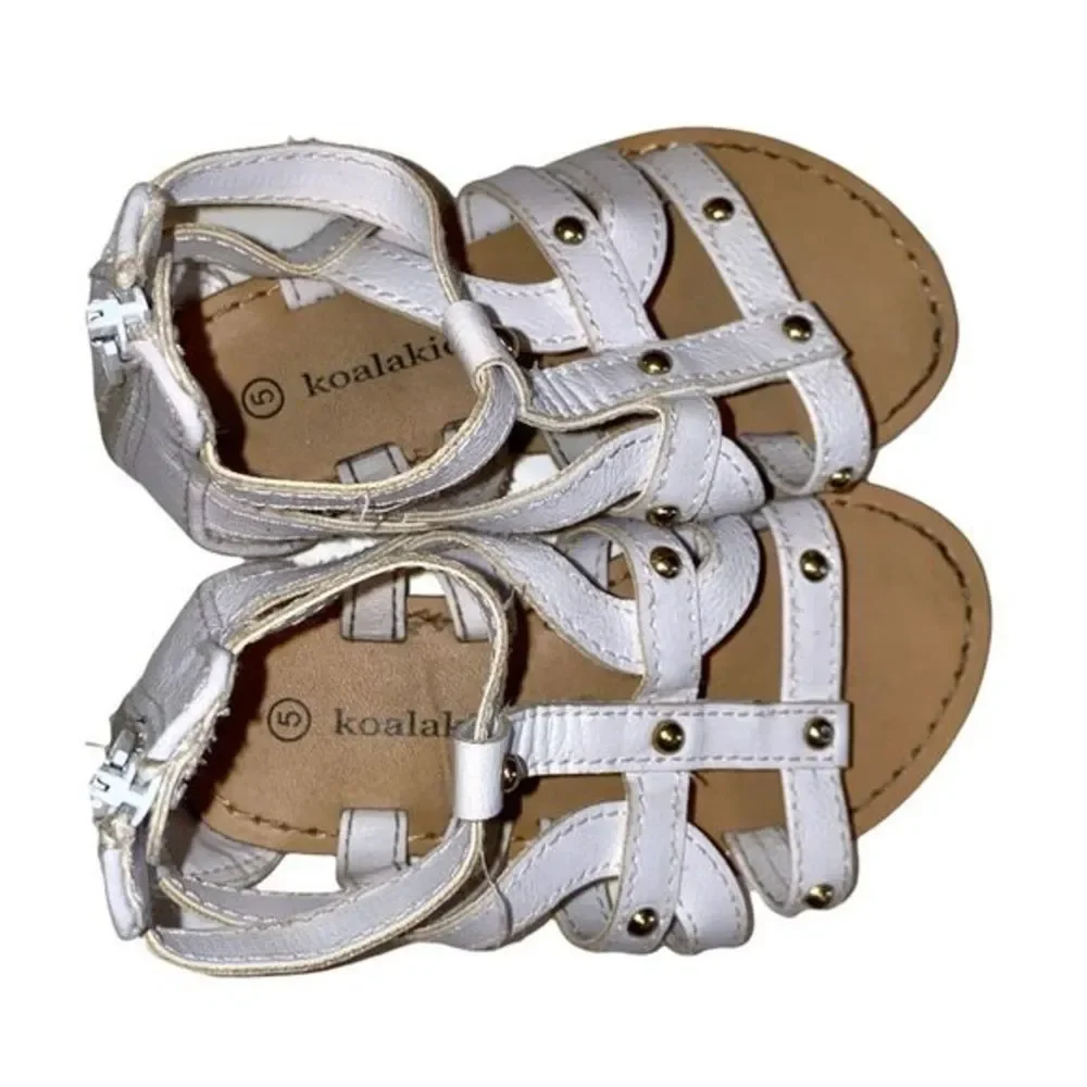 🎀3/$23🎀 koala kids white gladiator